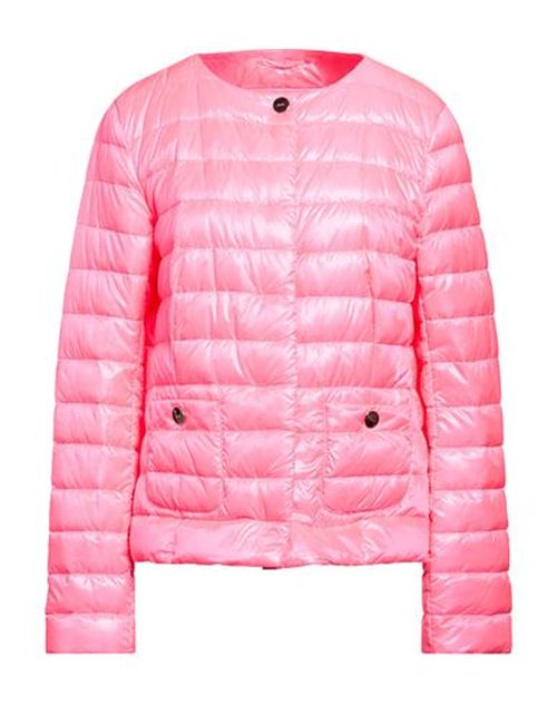 Woman Puffer Fuchsia Size 12 Polyamide, Cotton, Acetate