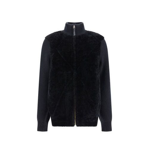Shearling Lamb Fur Coat — Black