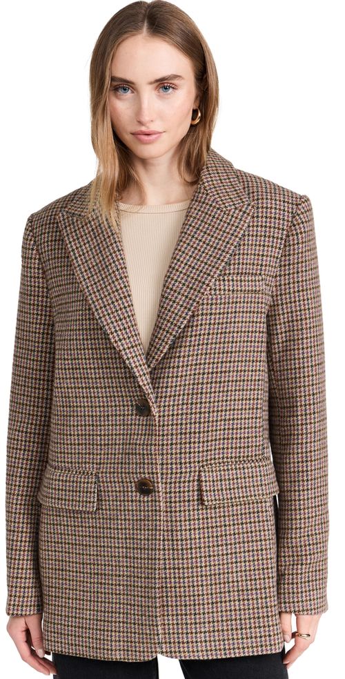 Pauline Blazer Brown Purple