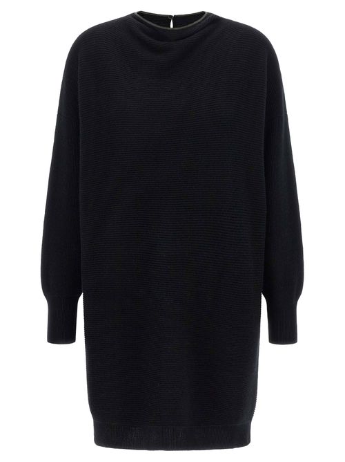 Precious Collar Dress — Black