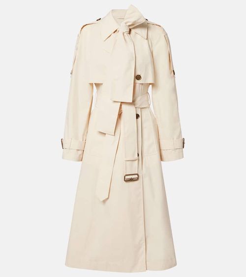Belted trench coat