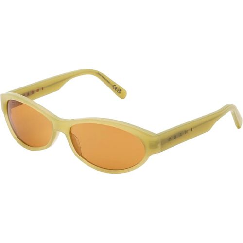 Marni Unisex Marni Ouzoud Green Sonnenbrillen Acetat Grün Braun Geometrisch