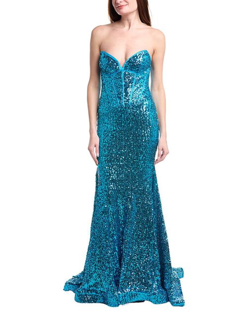 Emeblished Gown