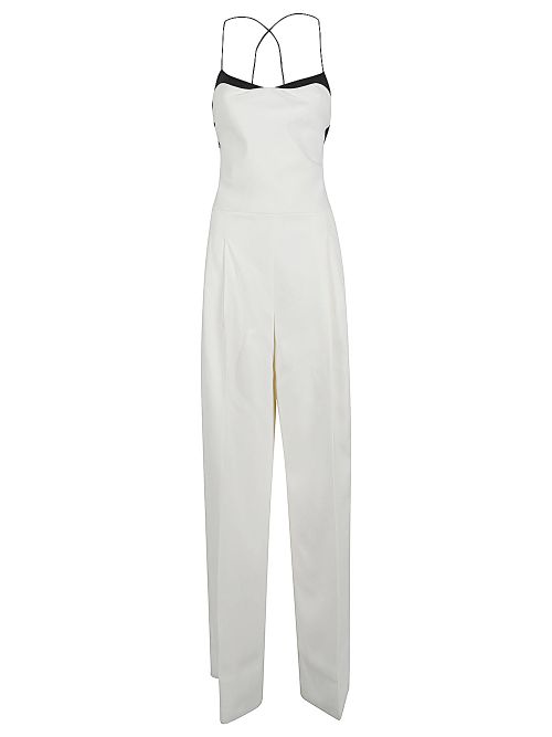 Silk long jumpsuit