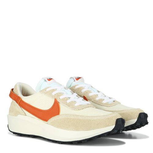 Women's Waffle Debut Retro Sneakers (Tan/Orange)