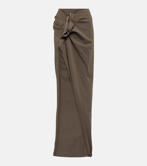 DRKSHDW cotton maxi skirt