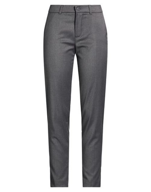 Woman Pants Grey Size 14 Polyester, Viscose, Elastane