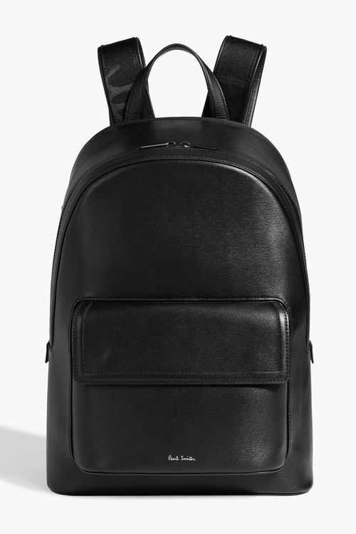Leather backpack - Black - OneSize