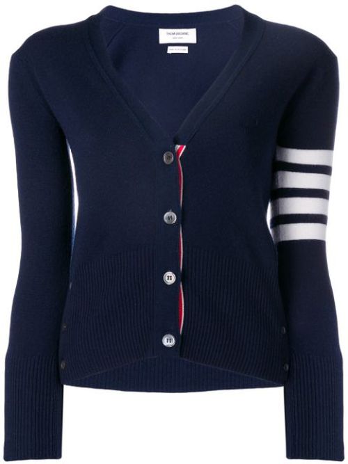 4-bar stripe cardigan