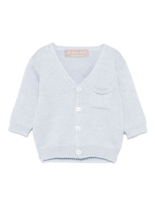 V-neck cardigan - Blue