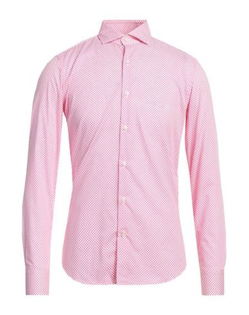 Man Shirt Fuchsia Size 17 Cotton