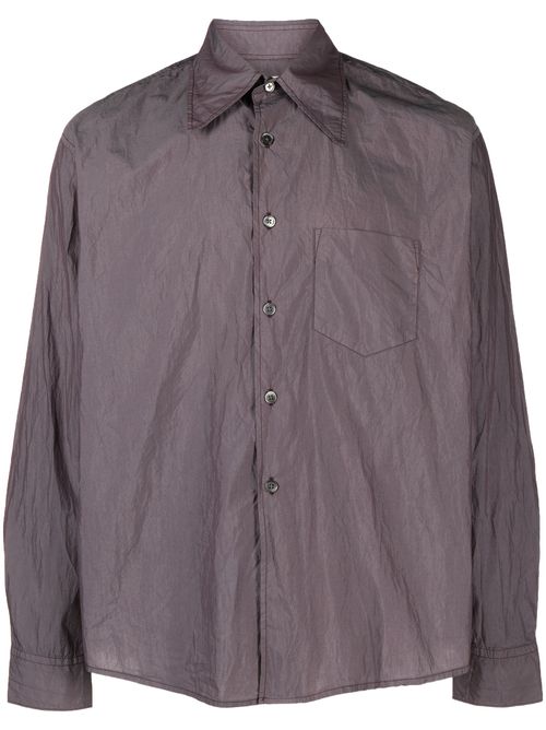 Coco 70s long-sleeved shirt - Purple
