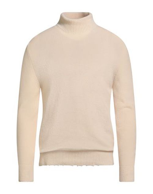 Man Turtleneck Cream Size 40 Virgin Wool