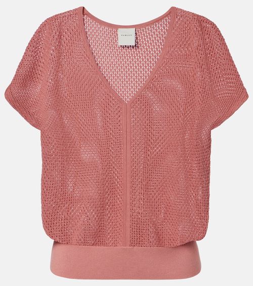 Ashford open-knit cotton top