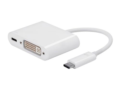 Select Series USB-C to DVI and USB-C (F) Dual Port Adapter