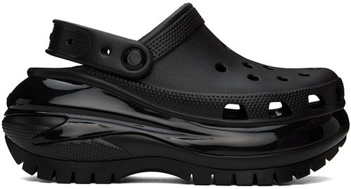 Crocs Black Mega Crush Clogs