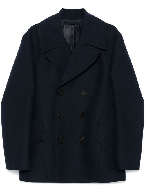 Double-breasted peacoat - Blue