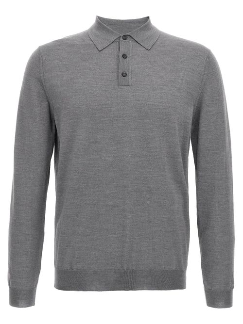 Virgin Wool Polo Shirt