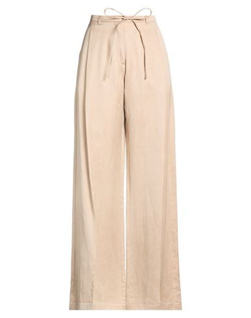 Crème Woman Pants Light brown Size 10 Lyocell, Linen