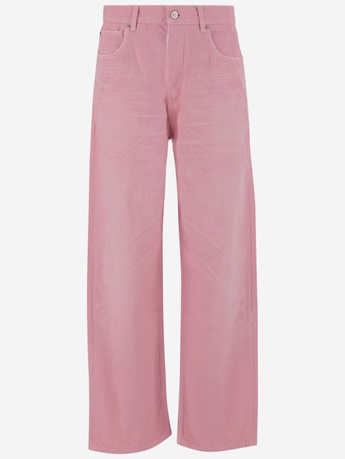 Light Pink Loose Fit Jeans