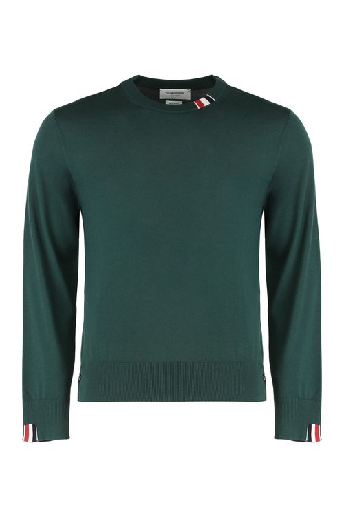 Jersey Knit Crew-neck Pullover