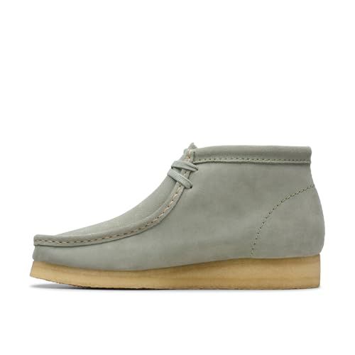 Clarks Mens Wallabee Boot Sage Green Suede | 26181139