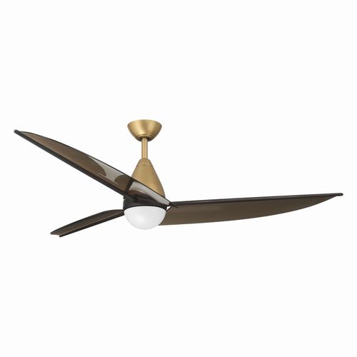 Heritage Brass 65" Ceiling Fan from the Lirden Collection
