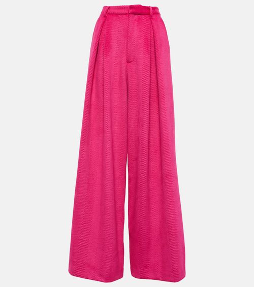 Giuseppe di Morabito Floral-appliqué double-breasted coat