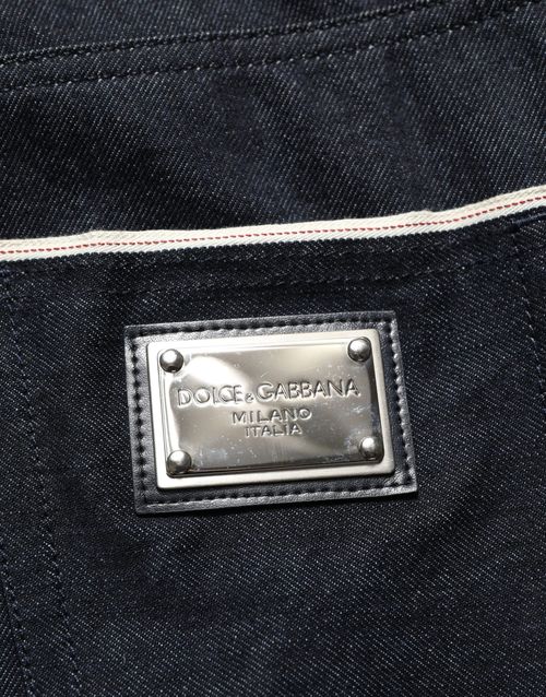 Classic Straight-Leg Denim Jeans — Black