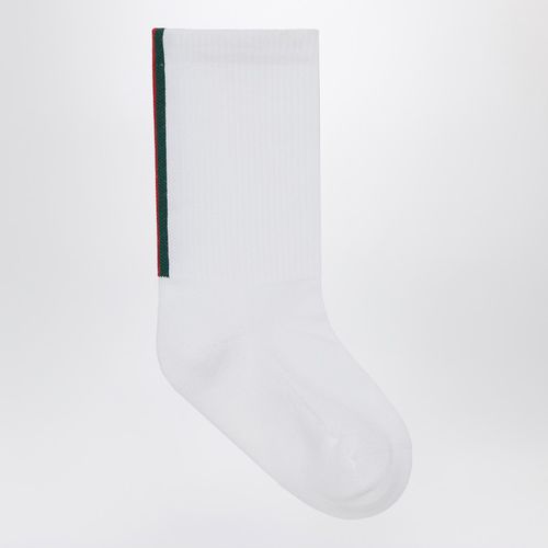 White socks with Web ribbon