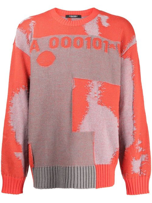 Erosion oversize jumper - Red