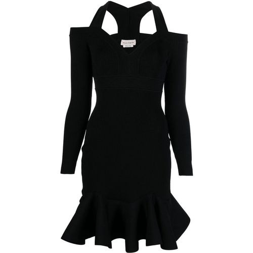 Alexander MC Königin von Schulter -Mini -Kleid