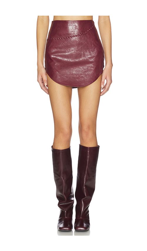 Diesel Ohara Skirt in Burgundy. 38. Also