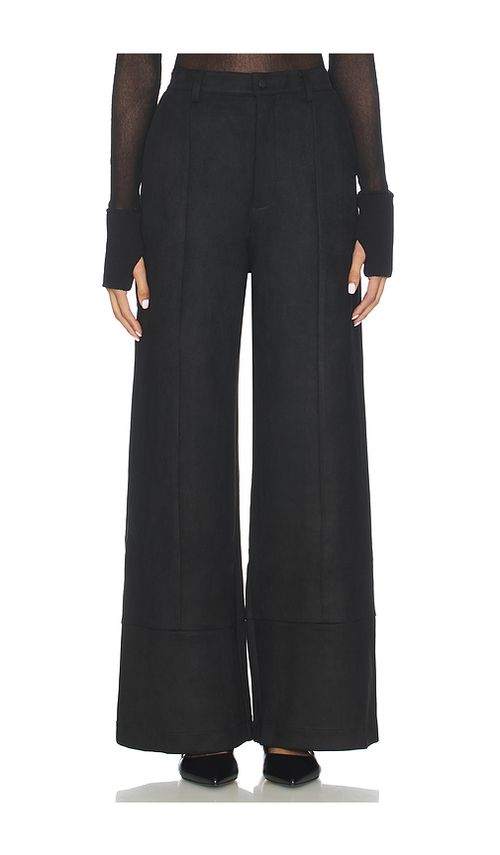 Bardot Marlowe Faux Suede Pant in Black. 6 also , 12, 2