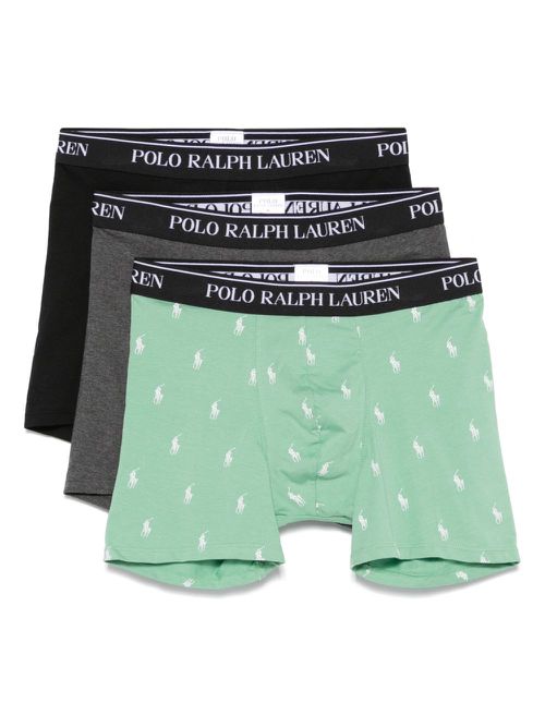 Polo Ralph Lauren logo-waistband boxers (pack of three) - Grey