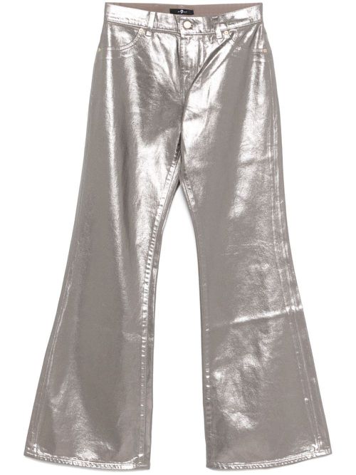 `Spencer Flare Coated Champagne` Jeans