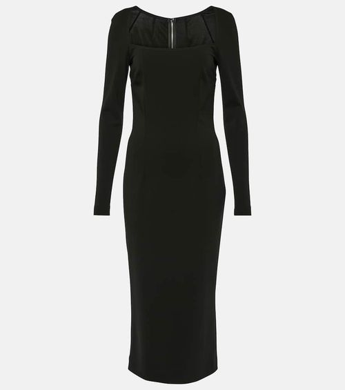Jersey midi dress