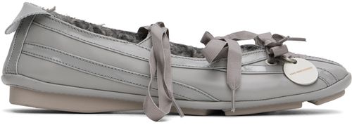 Kiko Kostadinov 여성 Gray Lella Hybrid Ballerina Flats 242985F118001