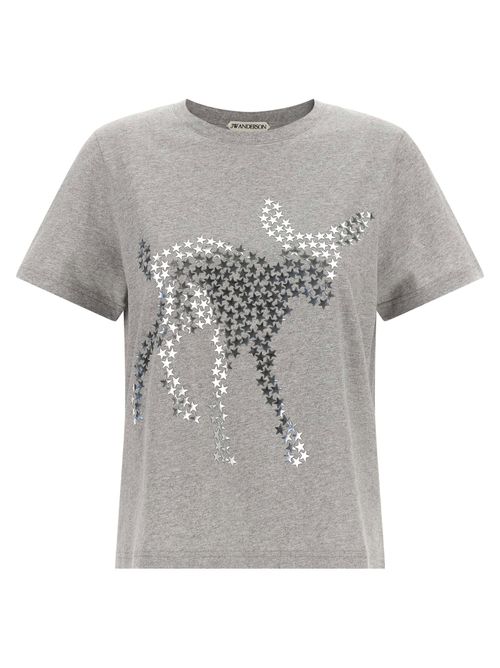 Animal Stars Graphic T-Shirt — Gray