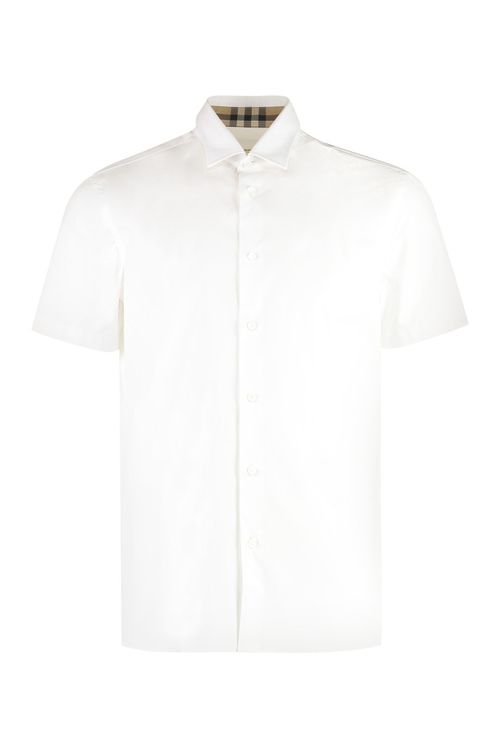 White Regular Solid Shirt