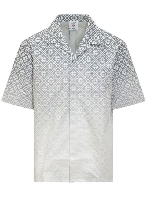Monogram-print shirt - Grey