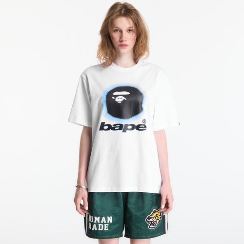 T-shirt A Bathing Ape Spray Ape Head Relaxed Fit Tee UNISEX White