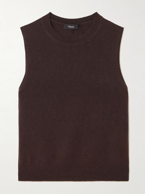 Cashmere Tank - Brown