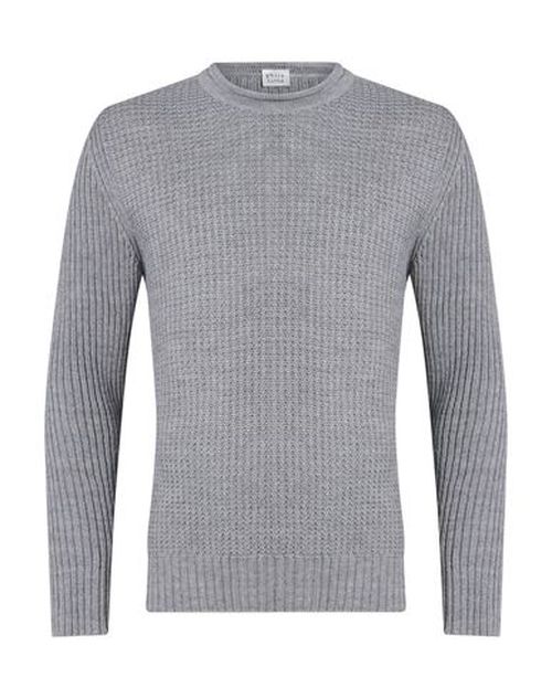 Man Sweater Grey Size L Merino Wool, Acrylic