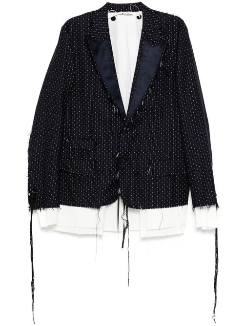 Midorikawa ジャケット midorikawa | midorikawa カットオフエッジ ジャケット - ブルー | Realry