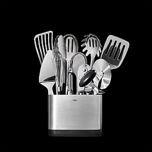 15 Piece Stainless Steel Utensil Kit