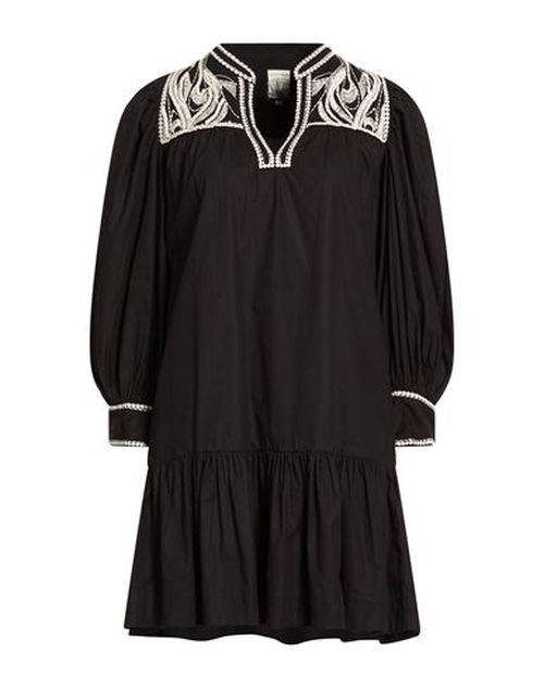 Woman Mini dress Black Size L Cotton