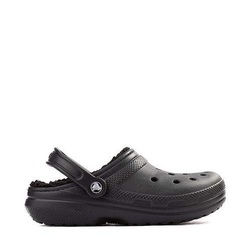 Crocs Classic Fuzz-Lined Clog - Black
