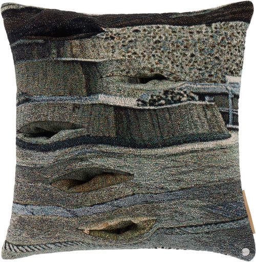 Multicolor Nº46 The Kaleidescope Rooftop Blanket Slit Cushion