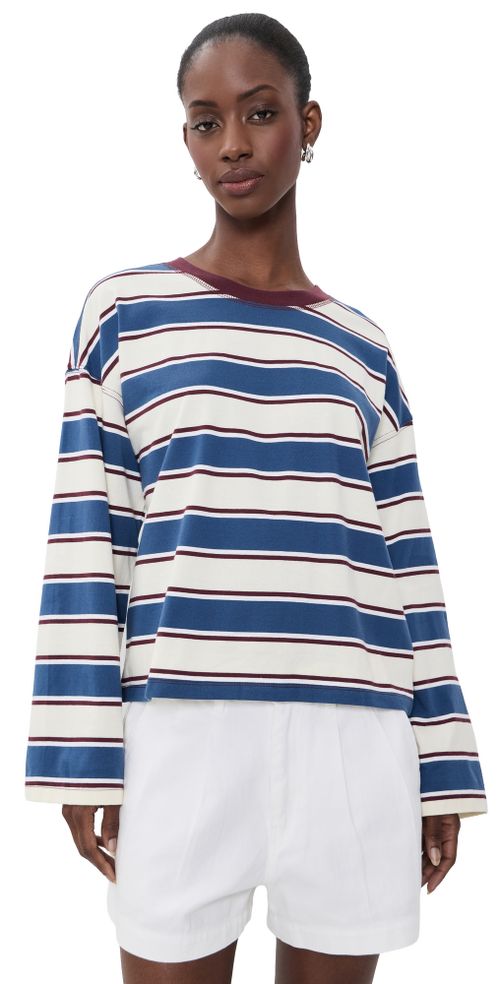 Salinas Easy Long Sleeve Tee Cove Stripe